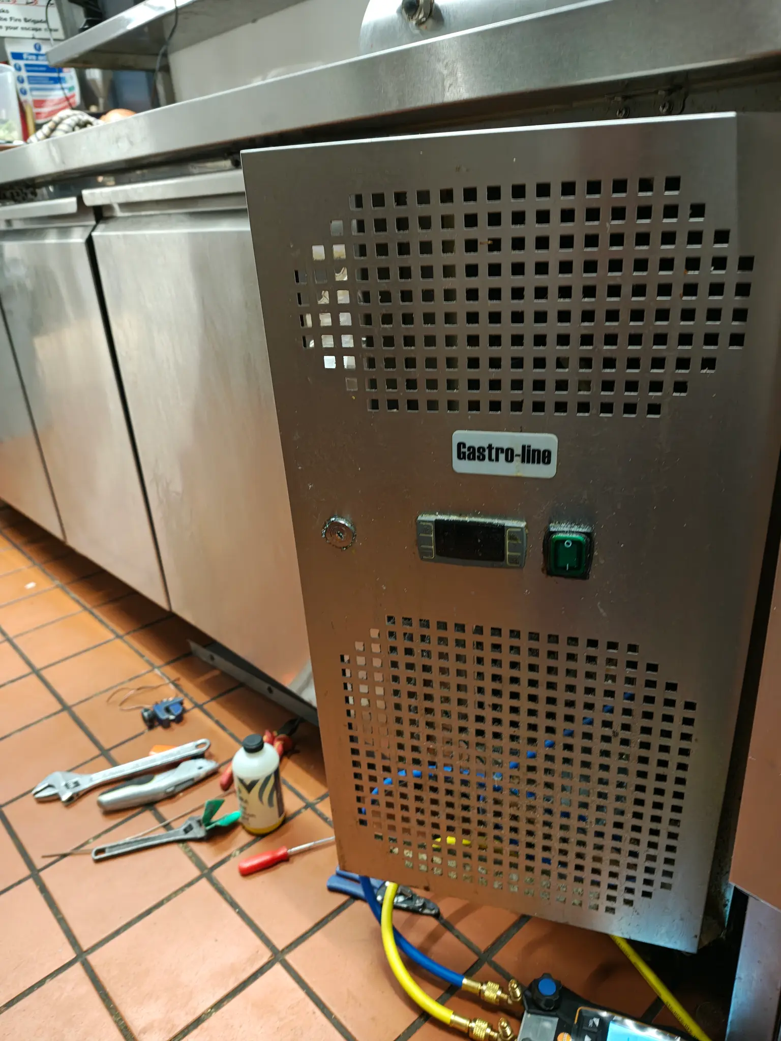 Commercial refrigeration equipment being inspected by Ecofix Scotland